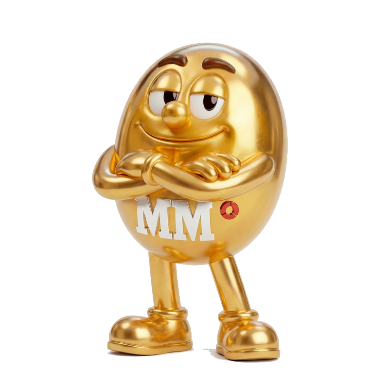 24K Gold Mascot